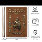 Armor Of God | Personalized Leather Cover Notebook