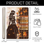 God Is Within Her She Will Not Fall | Personalized Leather Cover Notebook