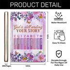 God Is Still Writing Your Story | Personalized Leather Cover Notebook