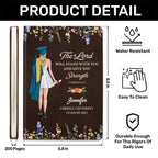 The Lord Will Stand With You | Personalized Leather Cover Notebook