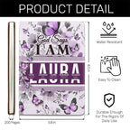 God Says I Am | Personalized Leather Cover Notebook