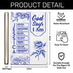 God Says I Am | Personalized Leather Cover Notebook
