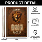 Man Of God  | Personalized Leather Cover Notebook