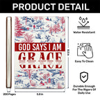 God Says I Am | Personalized Leather Cover Notebook