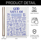 God Says I Am | Personalized Leather Cover Notebook