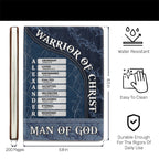 Warrior of Christ | Personalized Leather Cover Notebook