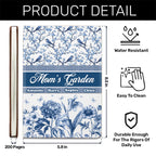 Grandma's Garden | Personalized Leather Cover Notebook
