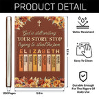 God Is Still Writing Your Story | Personalized Leather Cover Notebook