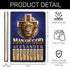 Man Of God | Personalized Leather Cover Notebook