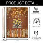 God Says I Am | Personalized Leather Cover Notebook
