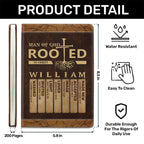Man Of God | Personalized Leather Cover Notebook