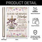 Good Morning This Is God | Personalized Leather Cover Notebook
