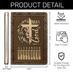 Man Of God | Personalized Leather Cover Notebook