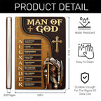 Man Of God | Personalized Leather Cover Notebook
