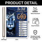 Be Still And Know That I Am God | Personalized Leather Cover Notebook
