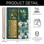 God Says I Am  | Personalized Leather Cover Notebook