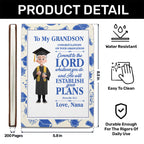 Commit To The Lord Whatever You Do | Personalized Leather Cover Notebook