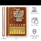 Man Of God | Personalized Leather Cover Notebook