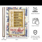 Trust In The Lord With All Your Heart | Personalized Leather Cover Notebook
