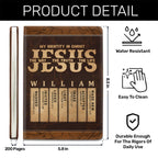 My Identity In Christ | Personalized Leather Cover Notebook