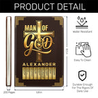 Man Of God | Personalized Leather Cover Notebook