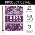God Says I Am | Personalized Leather Cover Notebook