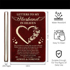 Letters In Heaven | Personalized Leather Cover Notebook