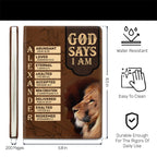 Man Of God | Personalized Leather Cover Notebook