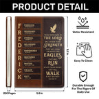 Those Who Hope In The Lord Will Renew Their Strength | Personalized Leather Cover Notebook